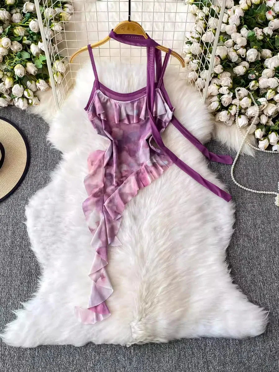tie dye dress purple Tie-Dye Dress  ABL