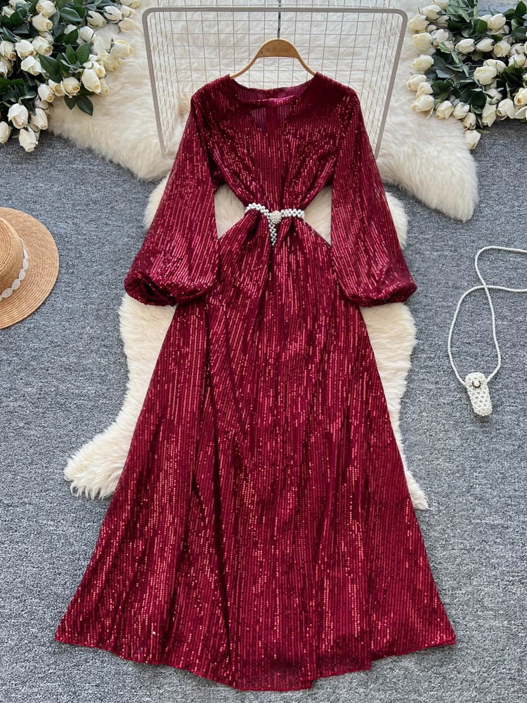 burgundy velvet maxi dress Mermaid Burgundy Velvet Modest Long Prom Dresses with Split Evening Dr –  bridalsew main image 1