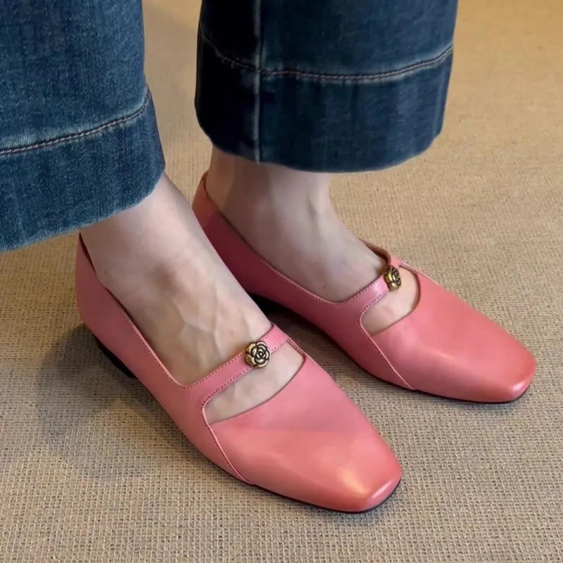 walking dress shoes ladies Amazon.com | Oviaric Women's Classic Comfort Beige Mary Jane Flats Fashion  Casual Dress Shoes Cute Closed Toe Slip On Lightweight Breathable Walking  Shoes 6 M US 1904-MI060